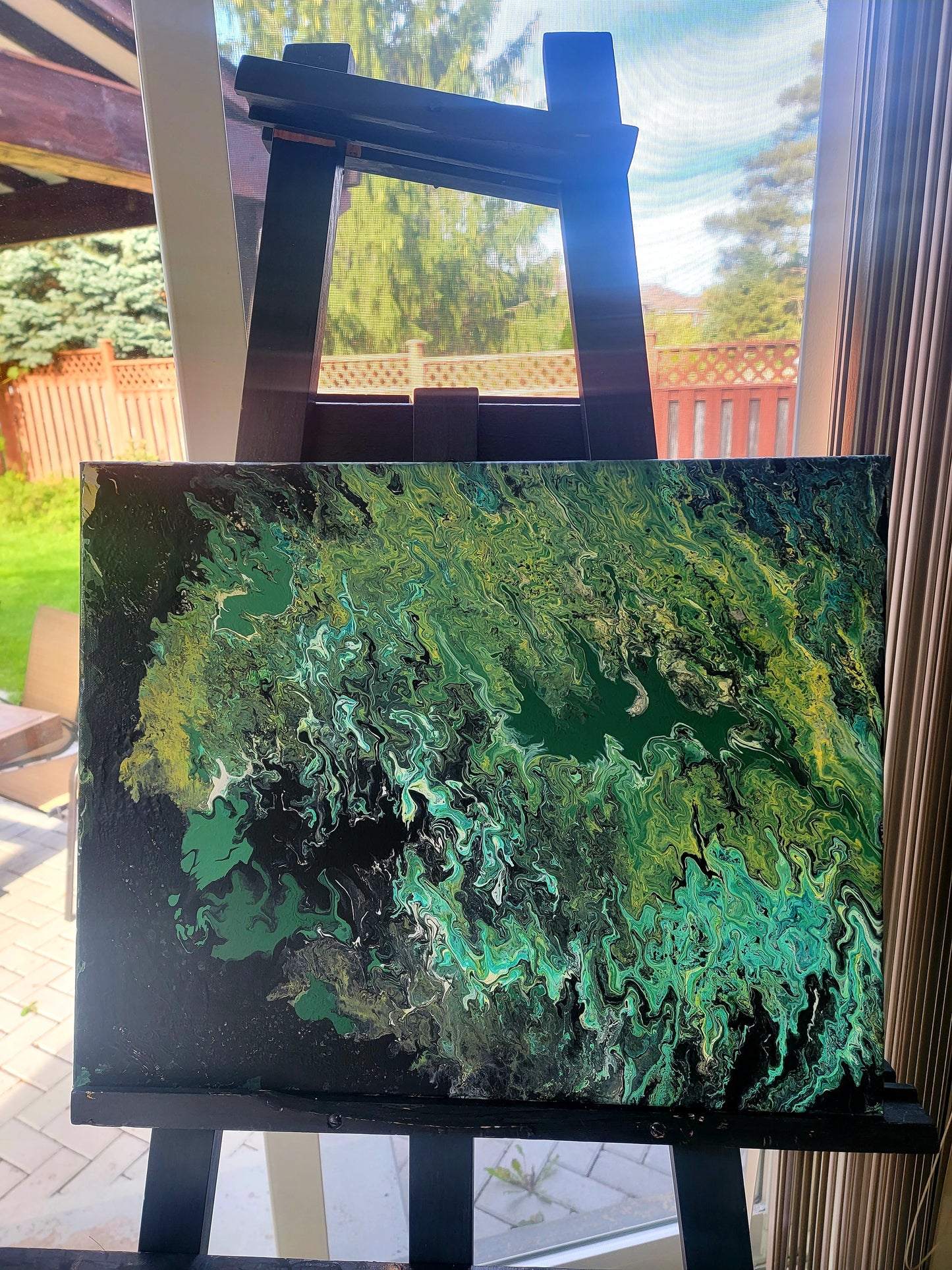 Greenery Acrylic Painting