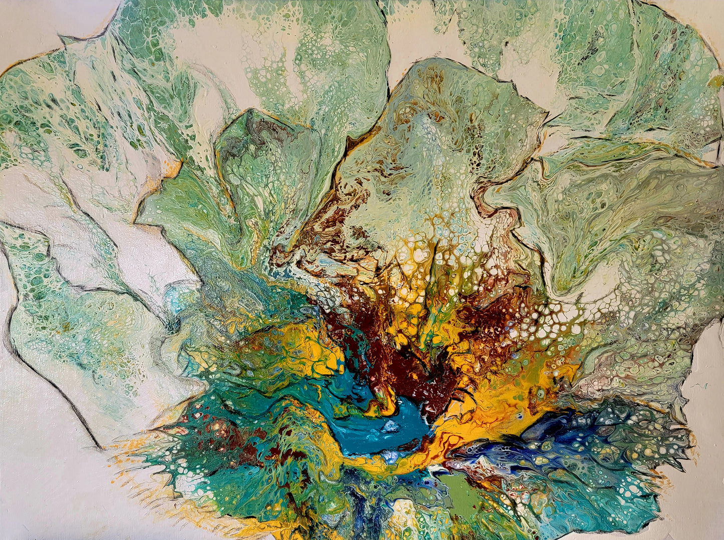 The Green Hawaiian flower