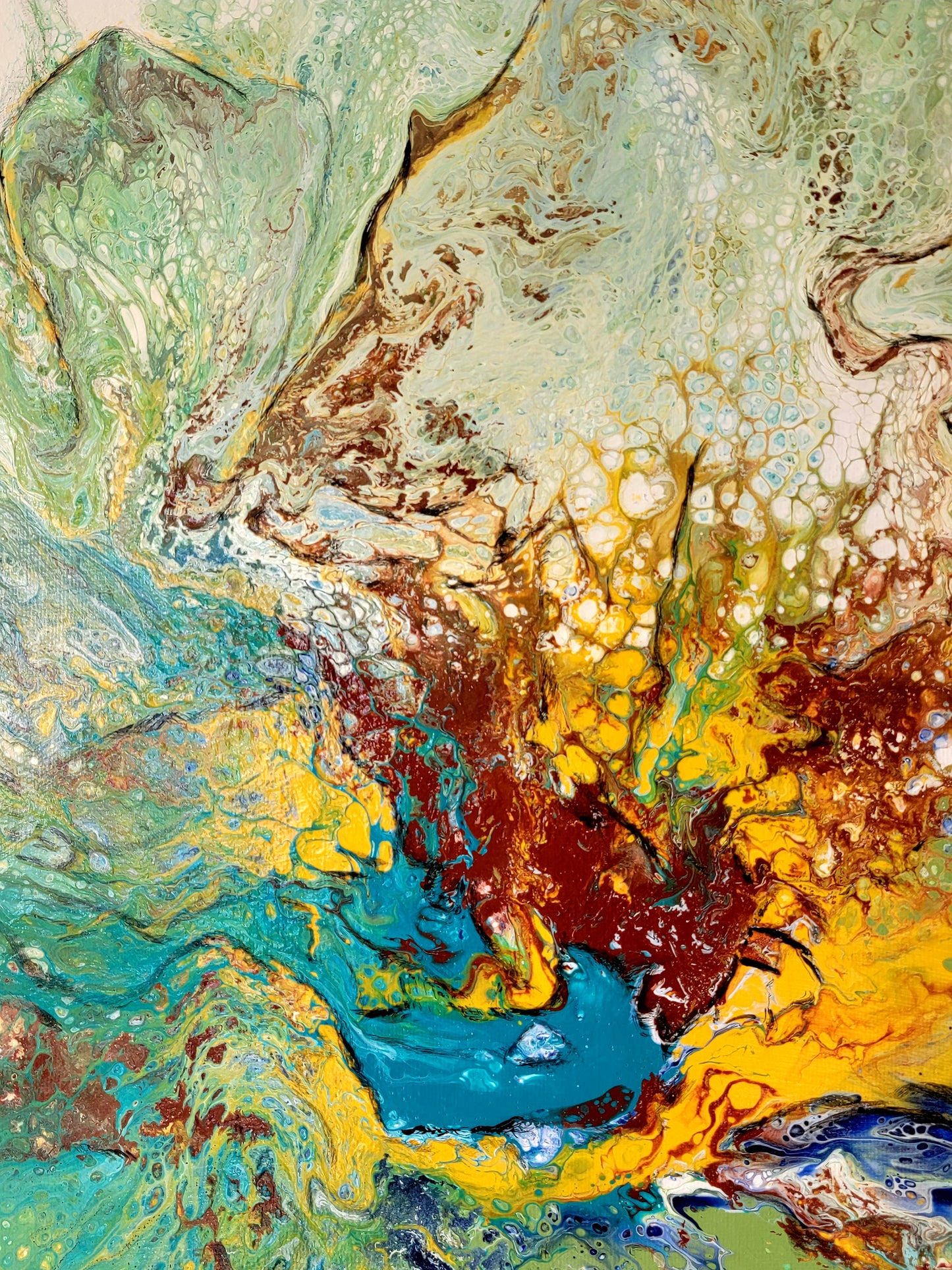 The Green Hawaiian flower